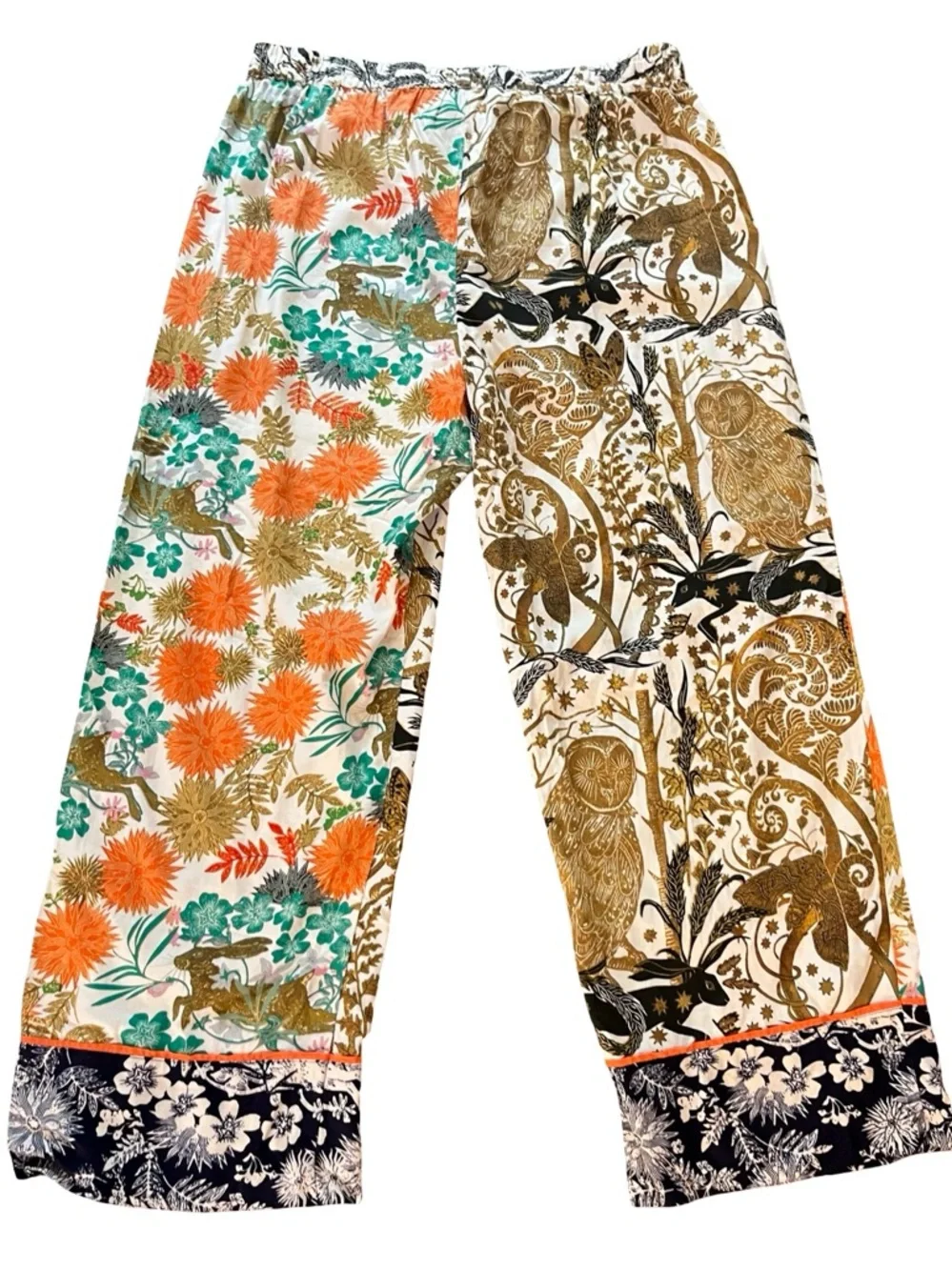 Anthropologie x Carolina K Pajama Set Size L Boho Botanical Luxe Lounge Set - Picture 6 of 13